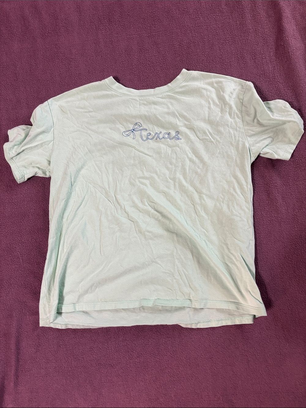 State of Mind Mint Green 'Texas' Short Sleeve Tee